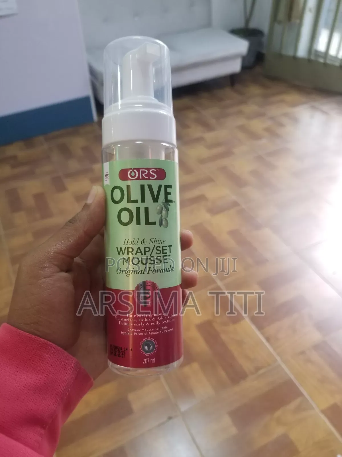 Olive Oil Hold and Shine Wrap Set Mousse