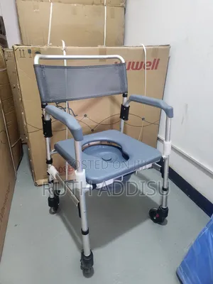 Toilet Wheelchair Four Wheel Grace Wheelchair Commode