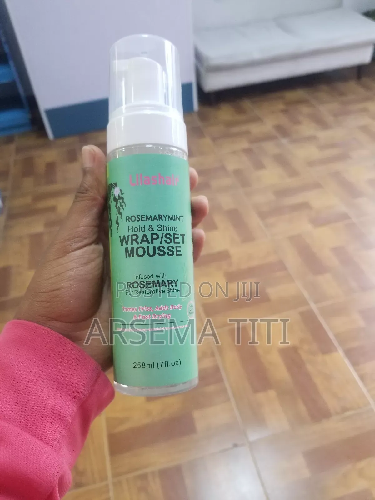 Lilas Hair Rosemary Mint Wrap Set Mousse