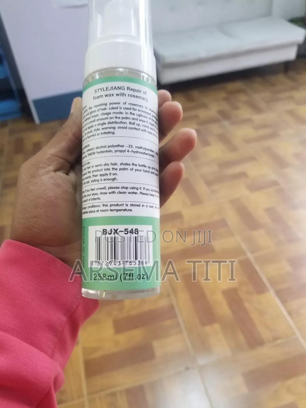 Lilas Hair Rosemary Mint Wrap Set Mousse