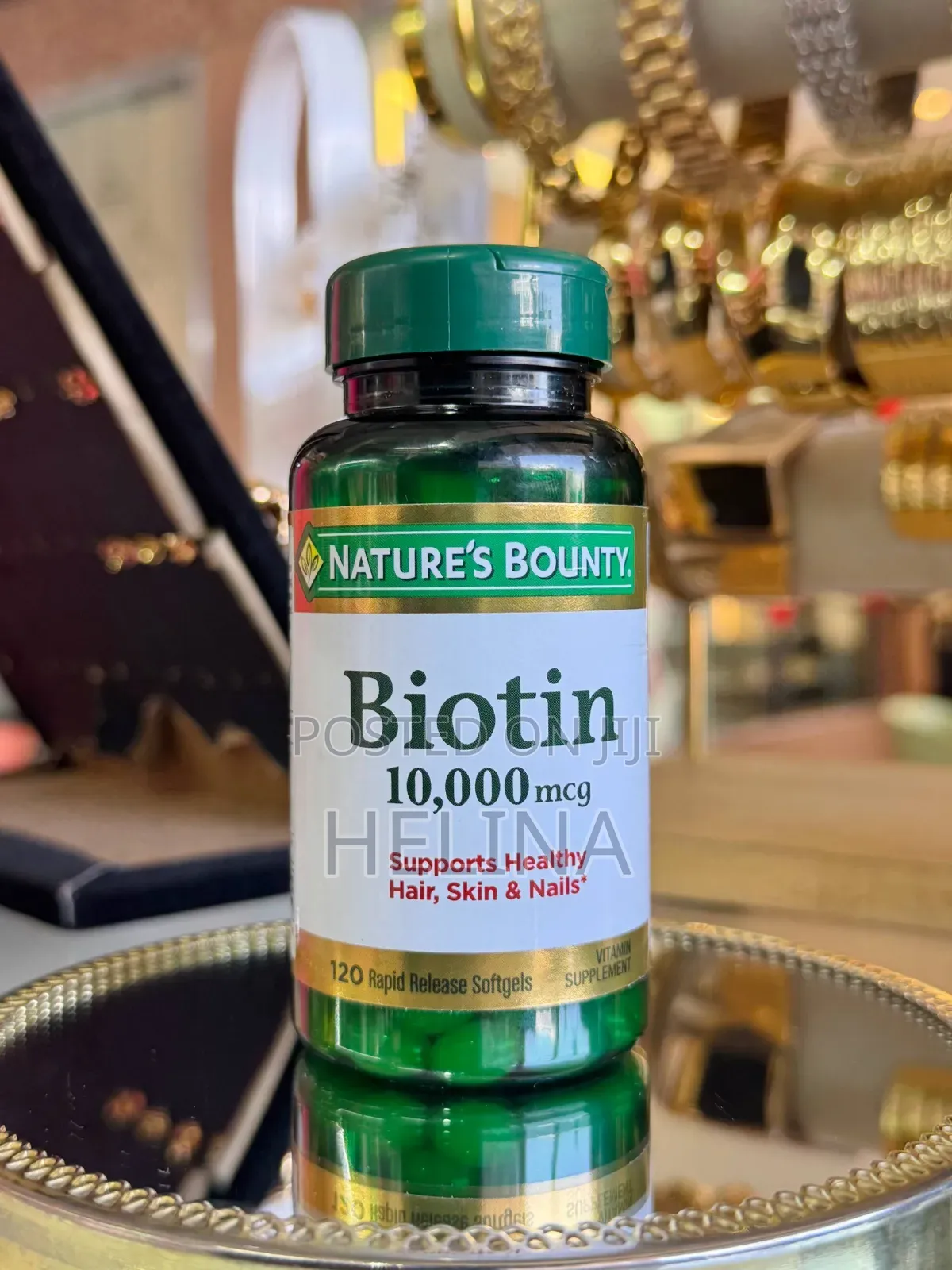 Nature's Bounty Biotin 10,000 MCG Rapid Release Softgels. From Usa