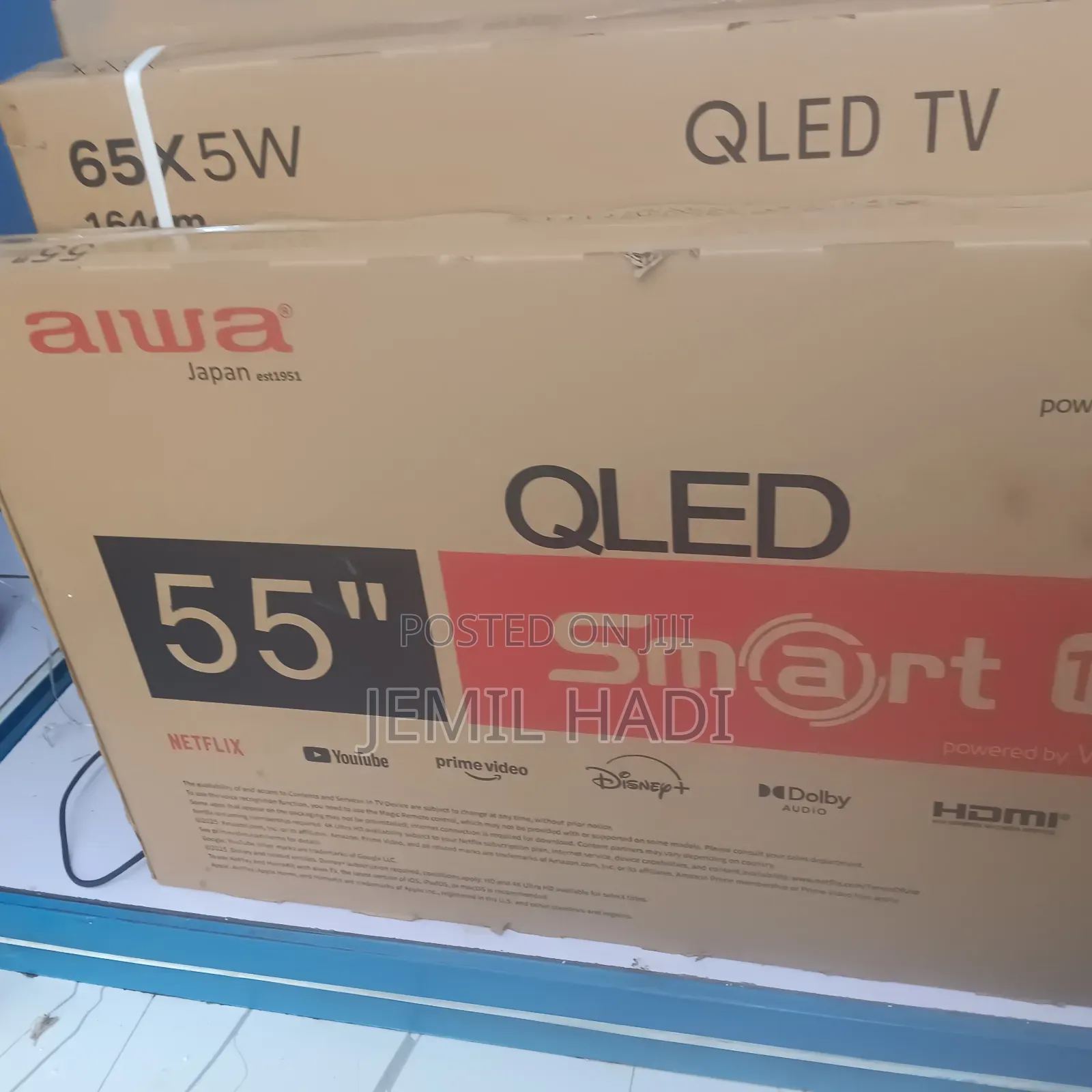 Alwa Smart Qled Tv 55 Inch Andraid Framless 2025 Model Japan