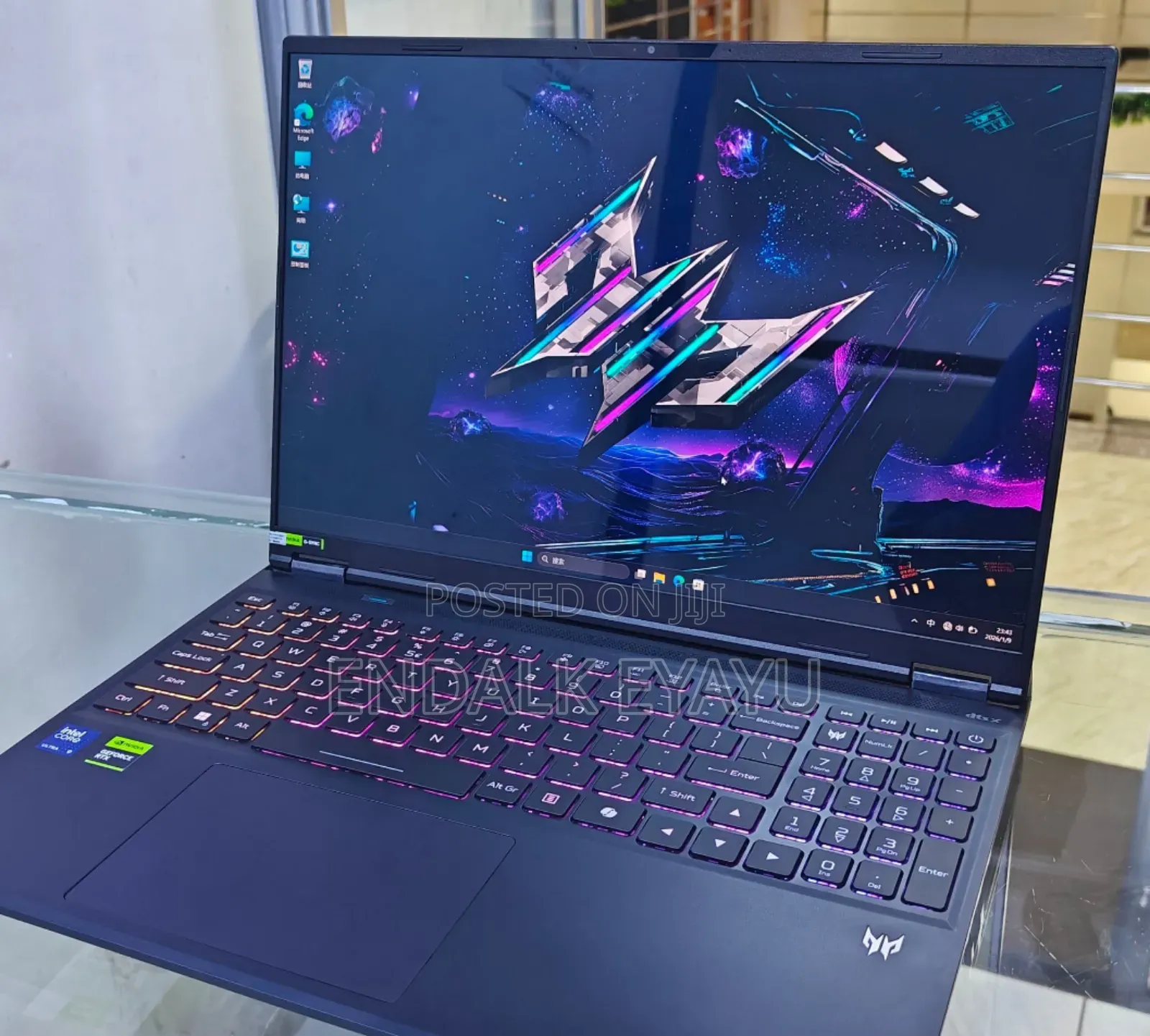 New Laptop Acer Predator Helios Neo 16 16GB Intel Core Ultra 9 SSD 1T