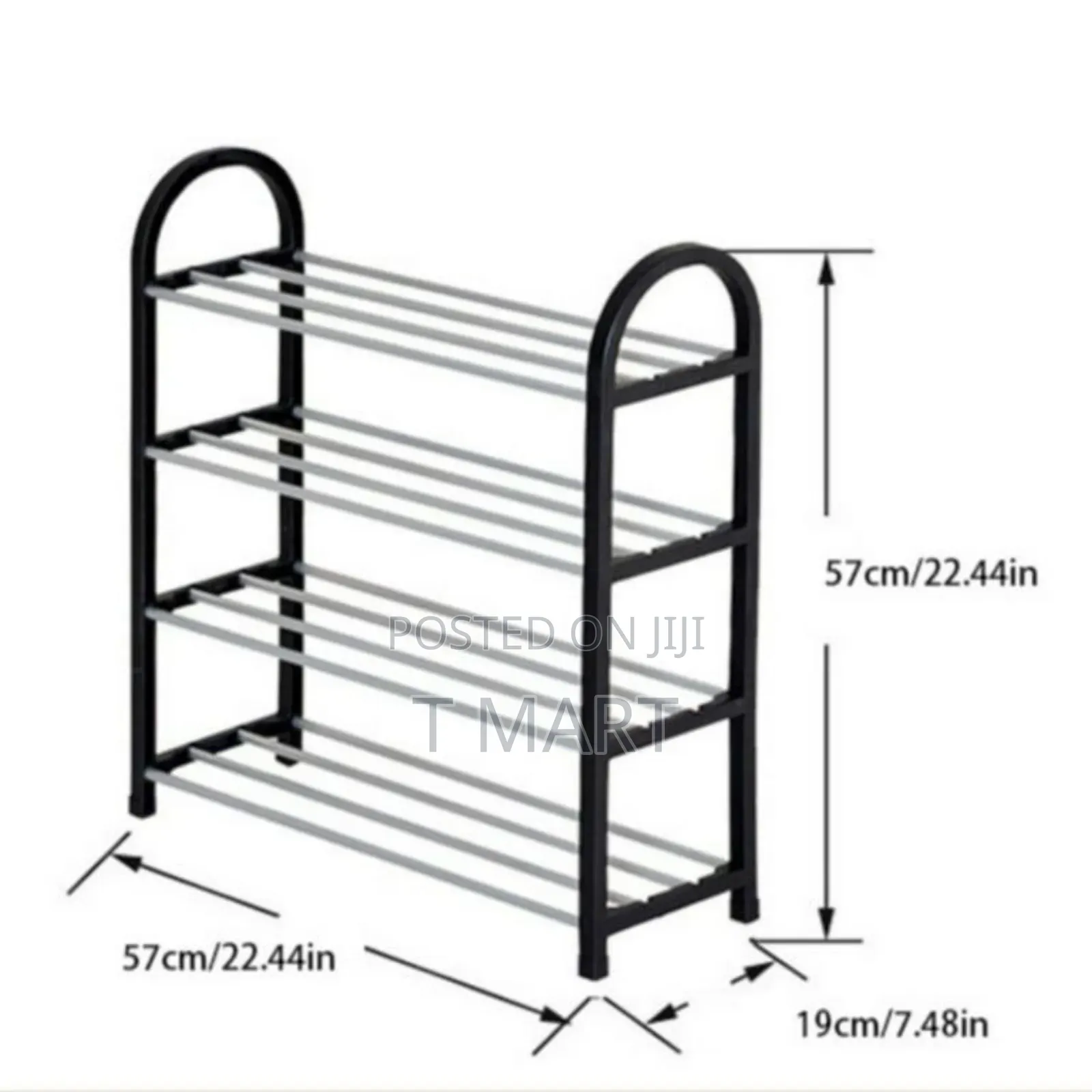 4 Tier Shoe Rack ባለ 4 ደረጃ ጫማ መደርደሪያ