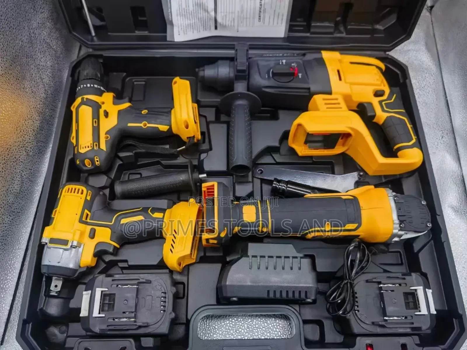 Lithium Cordless Power Tool Combo Set 3-in-5