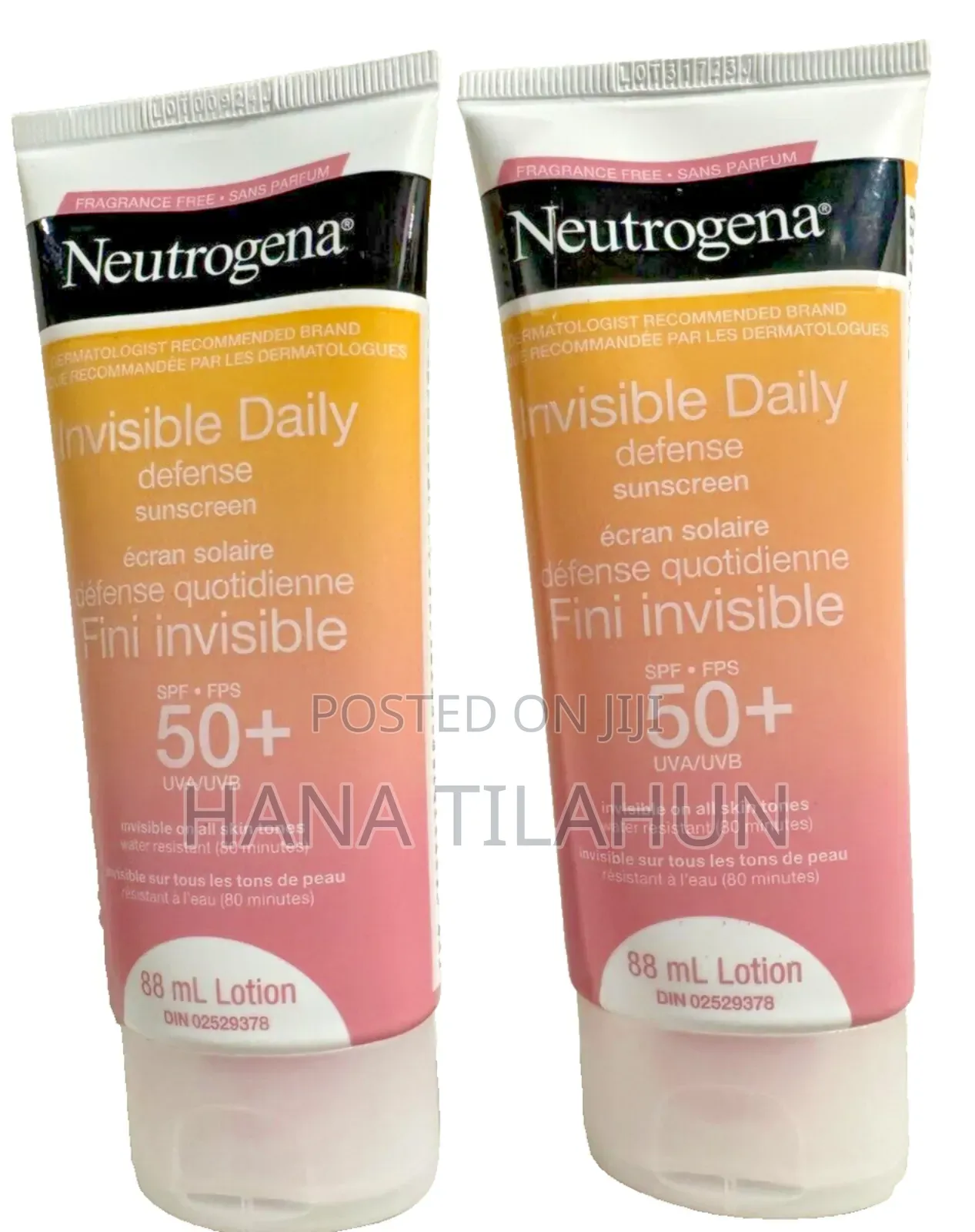 Neutrogena Invisible Daily Defense Sunscreen Lotion SPF 50+