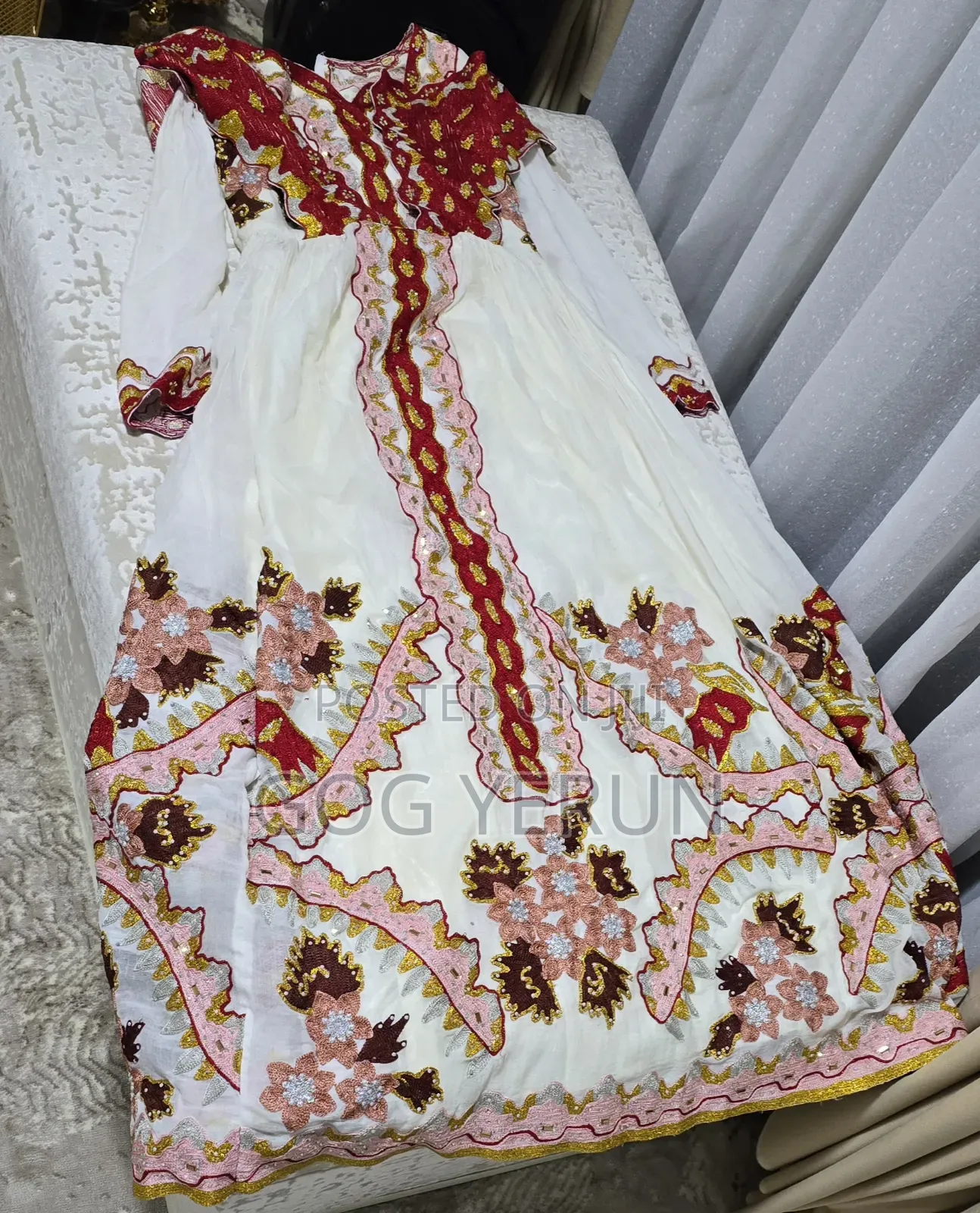 Traditional Ethiopian Habesha Kemis Handmade Cotton