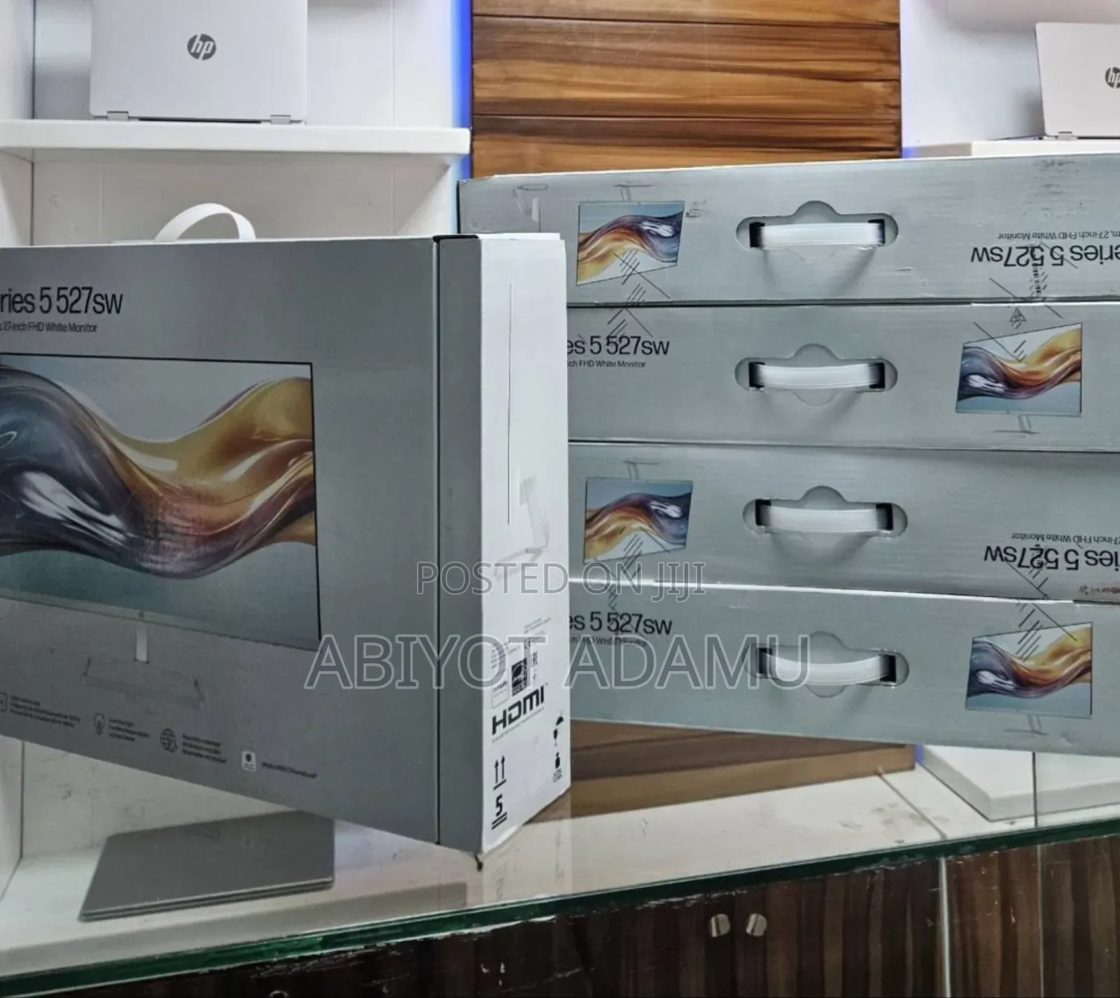 Brand New White Monitor Quantity Available Hp 27" Inch