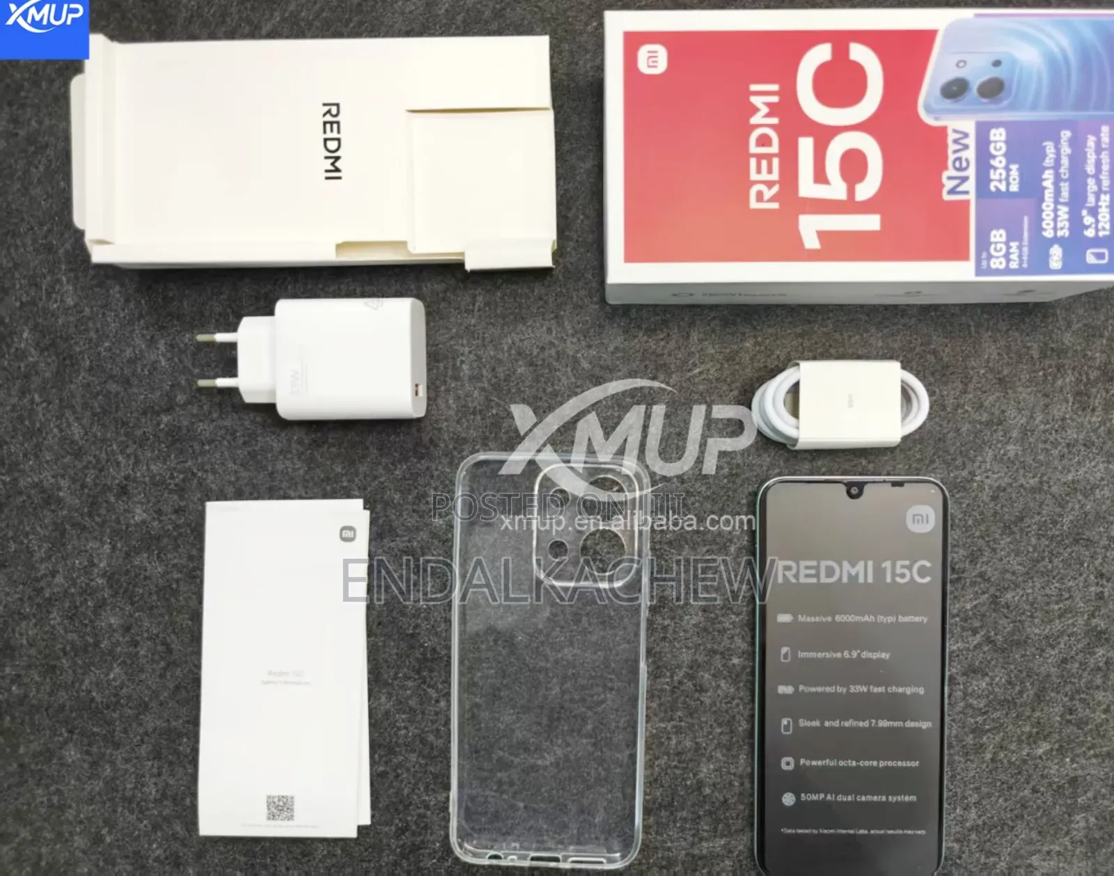 New Xiaomi Redmi 15C 4G 256 GB Black