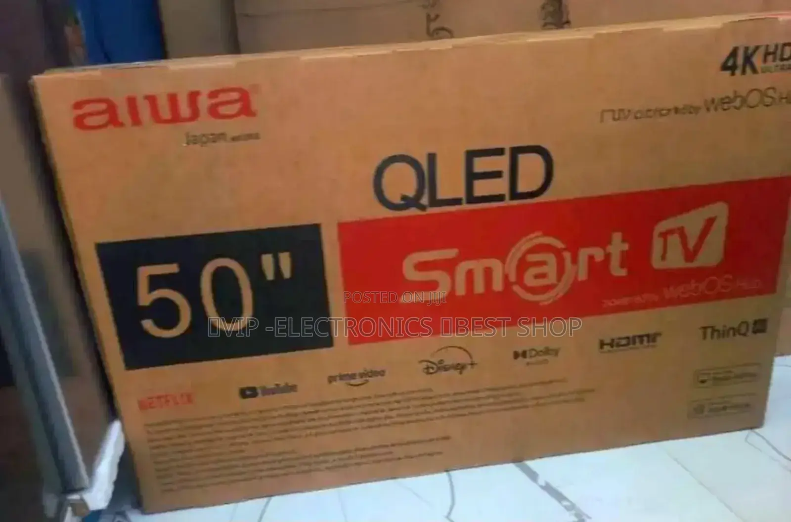 Aiwa 50 Inch Tv Smart HDR Qled Webos Hub New 2025 Model