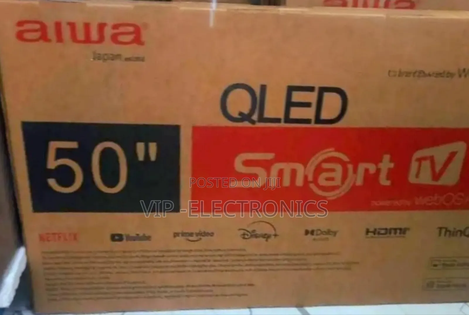 Aiwa 50 Inch Tv Smart HDR Qled Webos Hub New 2025 Model