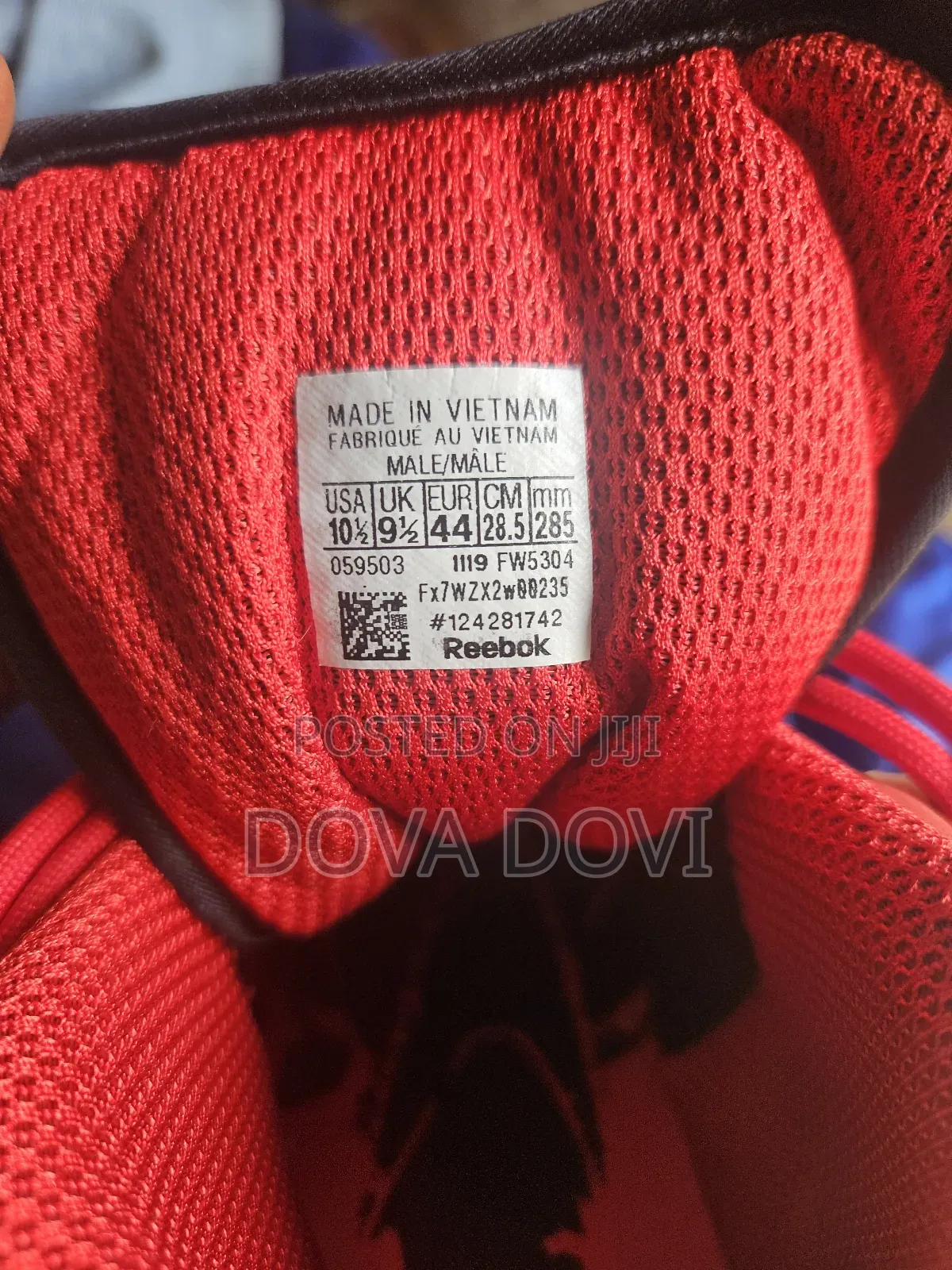 Reebok Heart Over Hype Red and Black