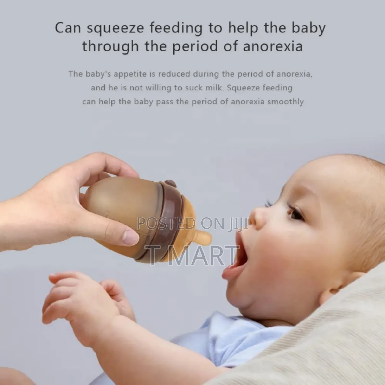 6 Pieces Bpa Free Silicone Baby Bottles or Feeding Sets ( Algo)