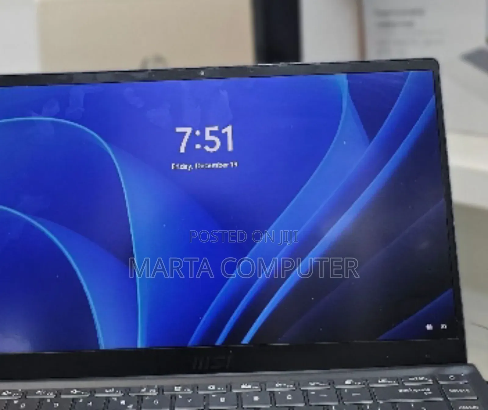 New Laptop MSI 32GB Intel Core I7 SSD 512GB