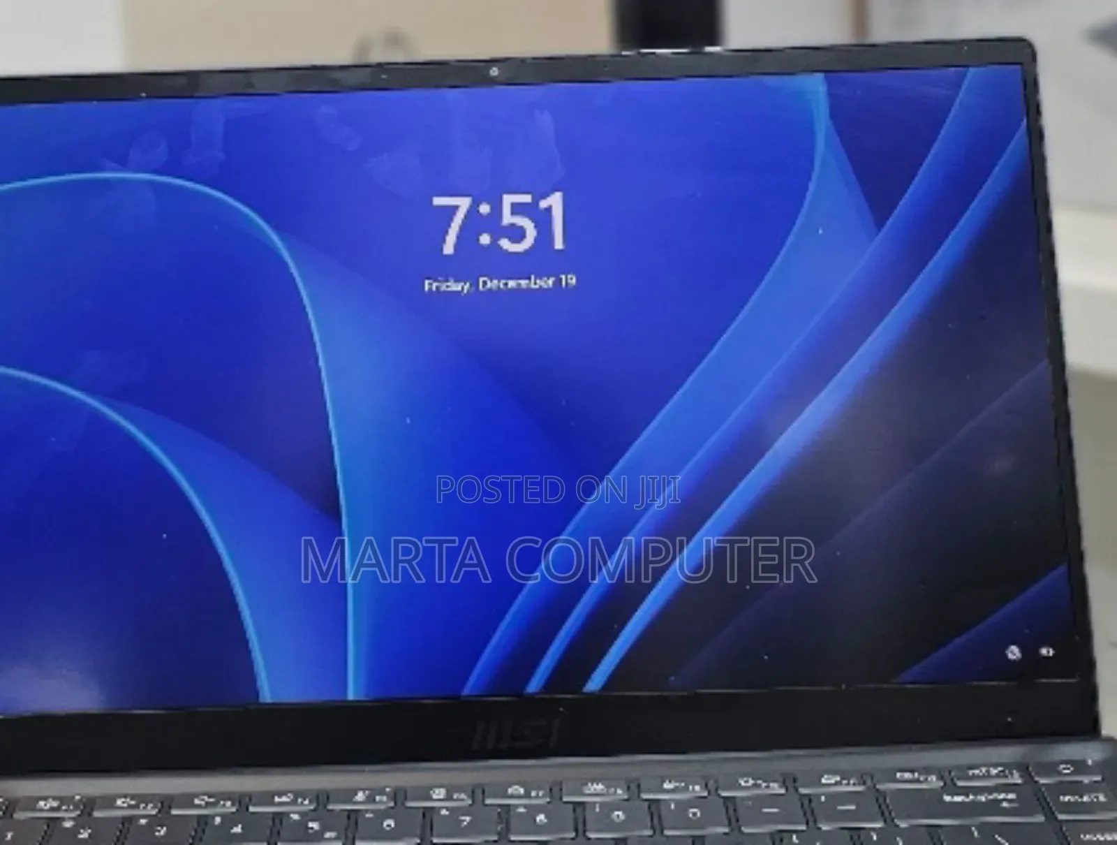 New Laptop MSI 32GB Intel Core I7 SSD 512GB