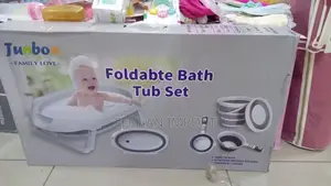 Foldable Baby Bath Tub With Accessories 4-in-1