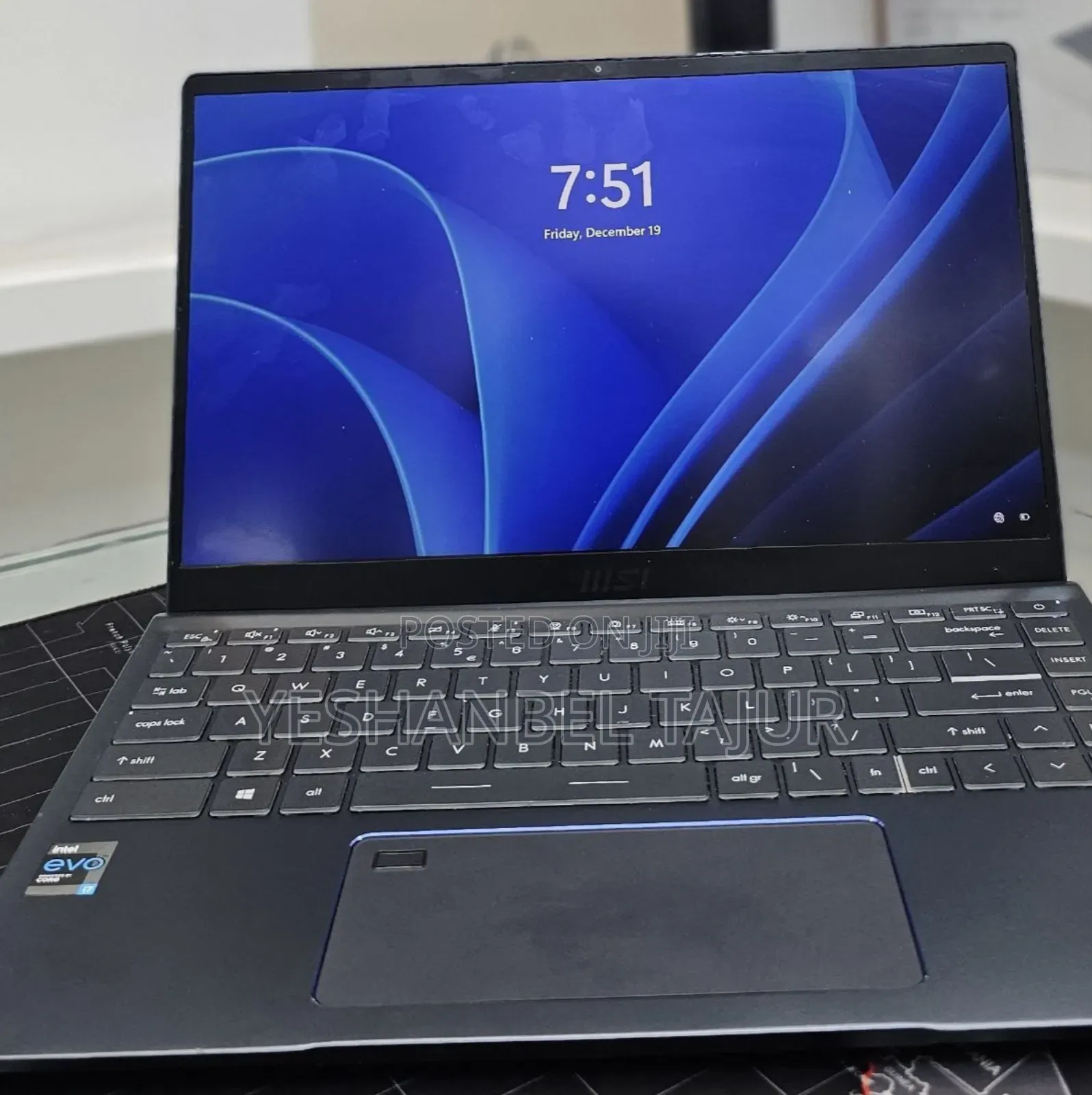 New Laptop MSI GF63 32GB Intel Core I7 SSD 512GB