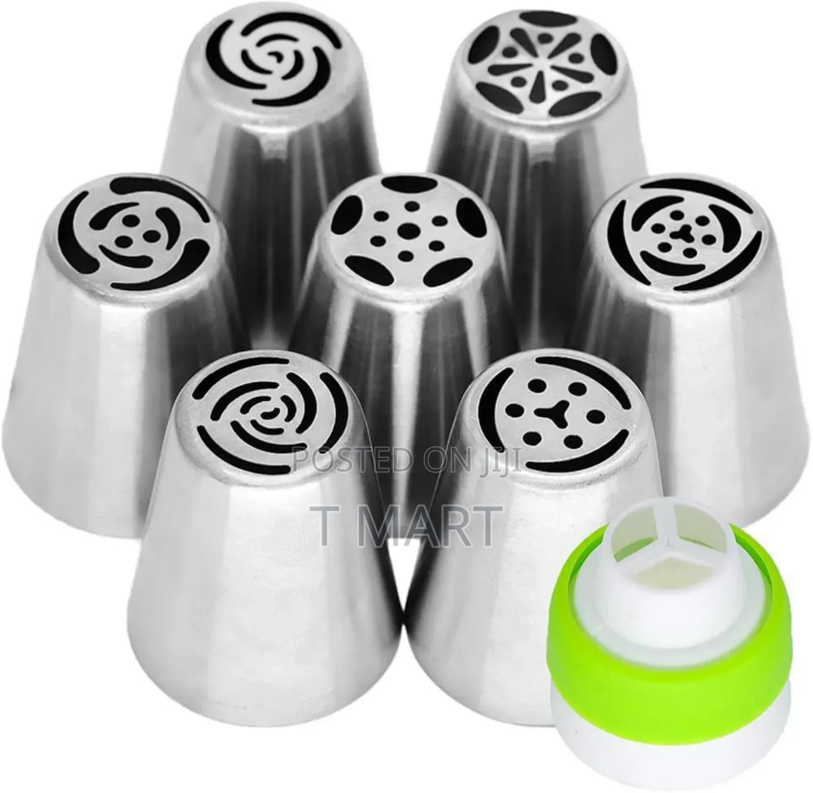 7pcs Cake Decorating Tools And Reusable Pastry Bag For Cupcakes