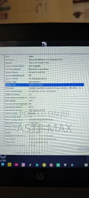 Laptop HP EliteBook 840 G3 8GB Intel Core I5 HDD 1T