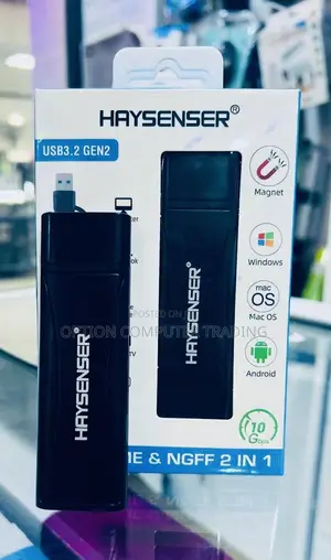 Haysenser Hy-M1058 M.2 Nvme NGFF 2-in-1 Enclosure