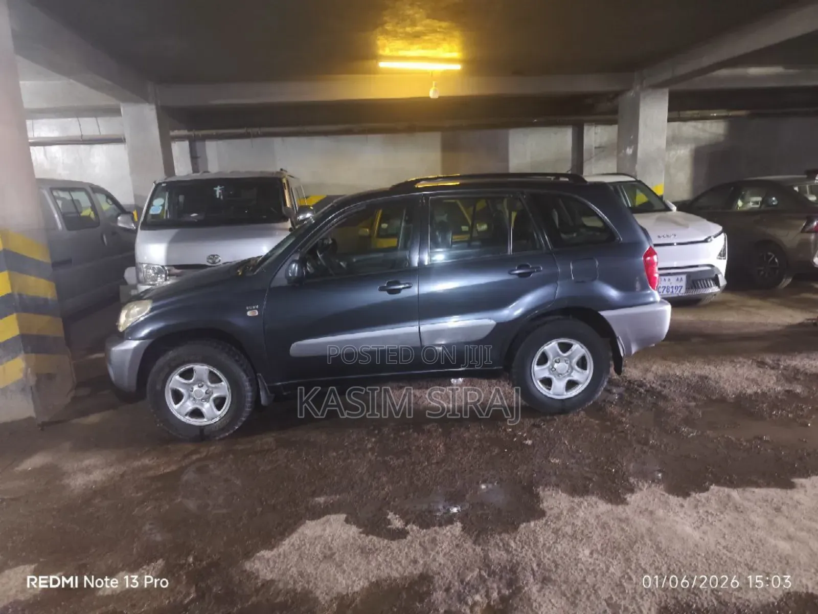 Toyota RAV4 2.0 D 2002 Gray