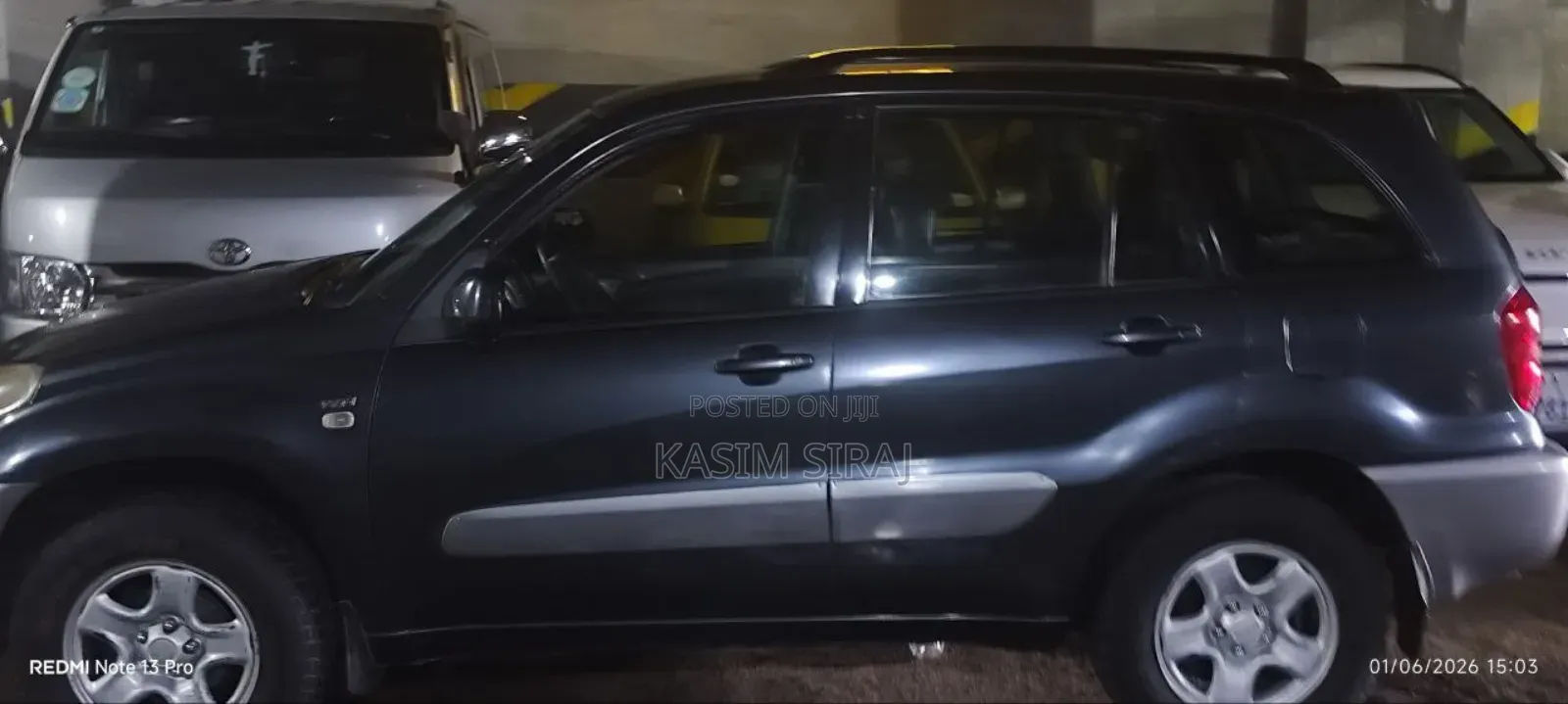 Toyota RAV4 2.0 D 2002 Gray