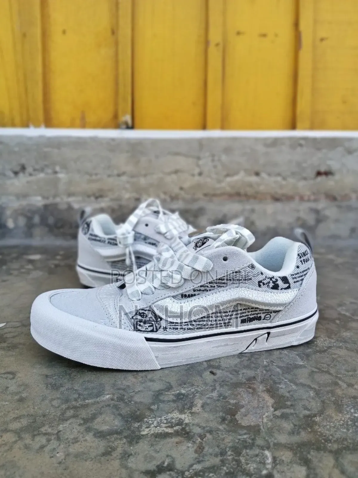 Vans White Old School