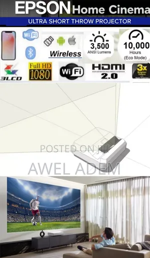 Epson Home Cinema Ultra Short Throw Projector