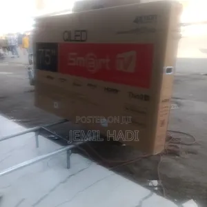 Aiwa Smart Qled Tv 75 Inch Andraid Framless 2025 Model Japan New