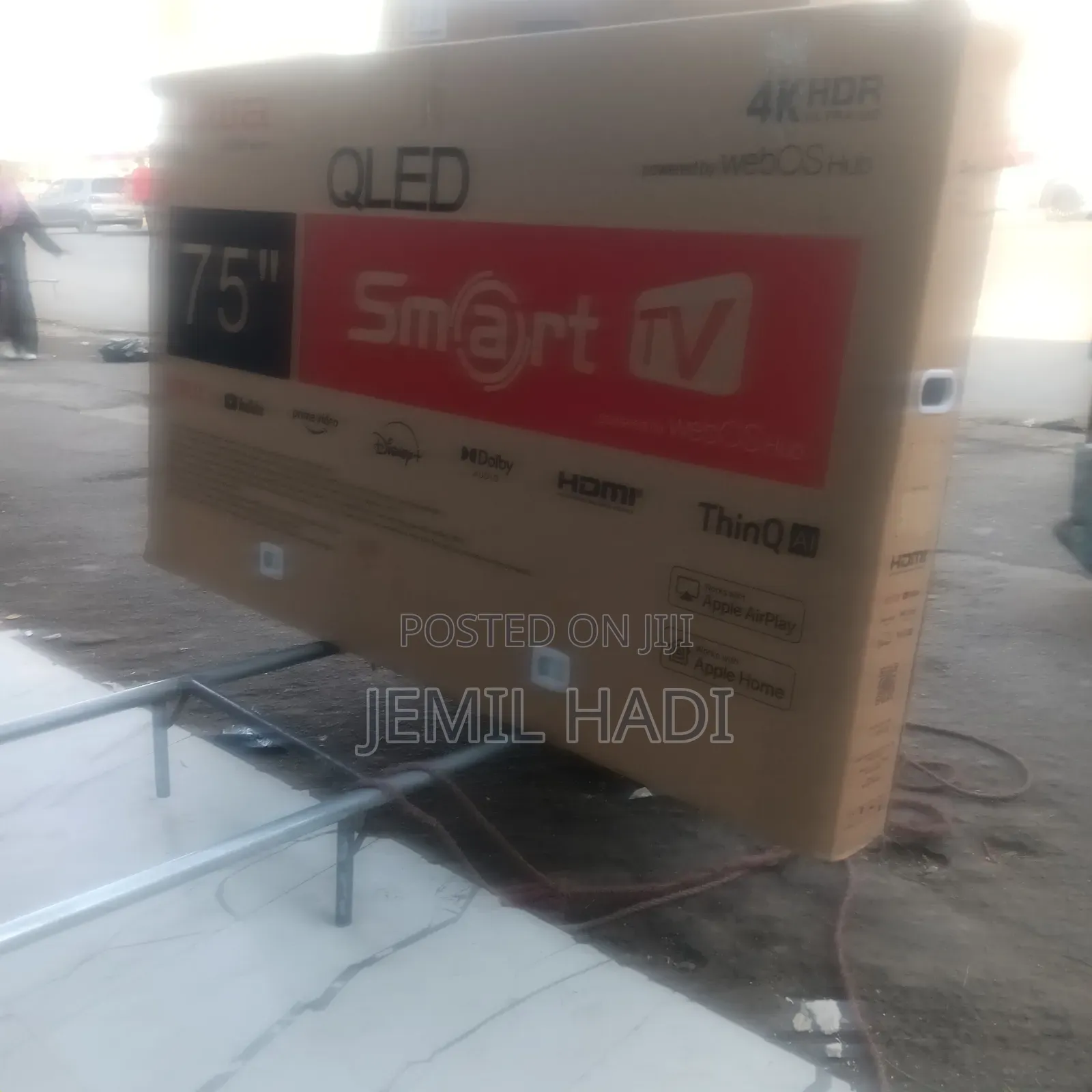 Aiwa Smart Qled Tv 75 Inch Andraid Framless 2025 Model Japan New