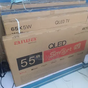 Aiwa Smart Qled Tv 55 Inch Andraid Framless 2025 Brand Model