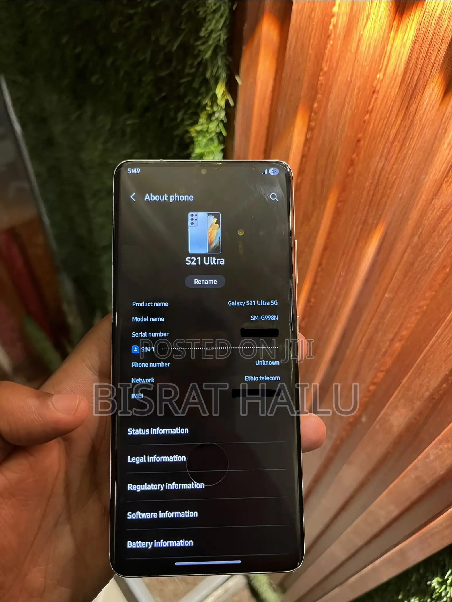 Samsung Galaxy S21 Ultra 5G 256 GB Silver