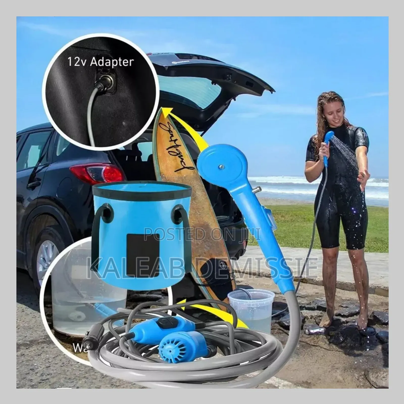 Portable Car Shower Pump