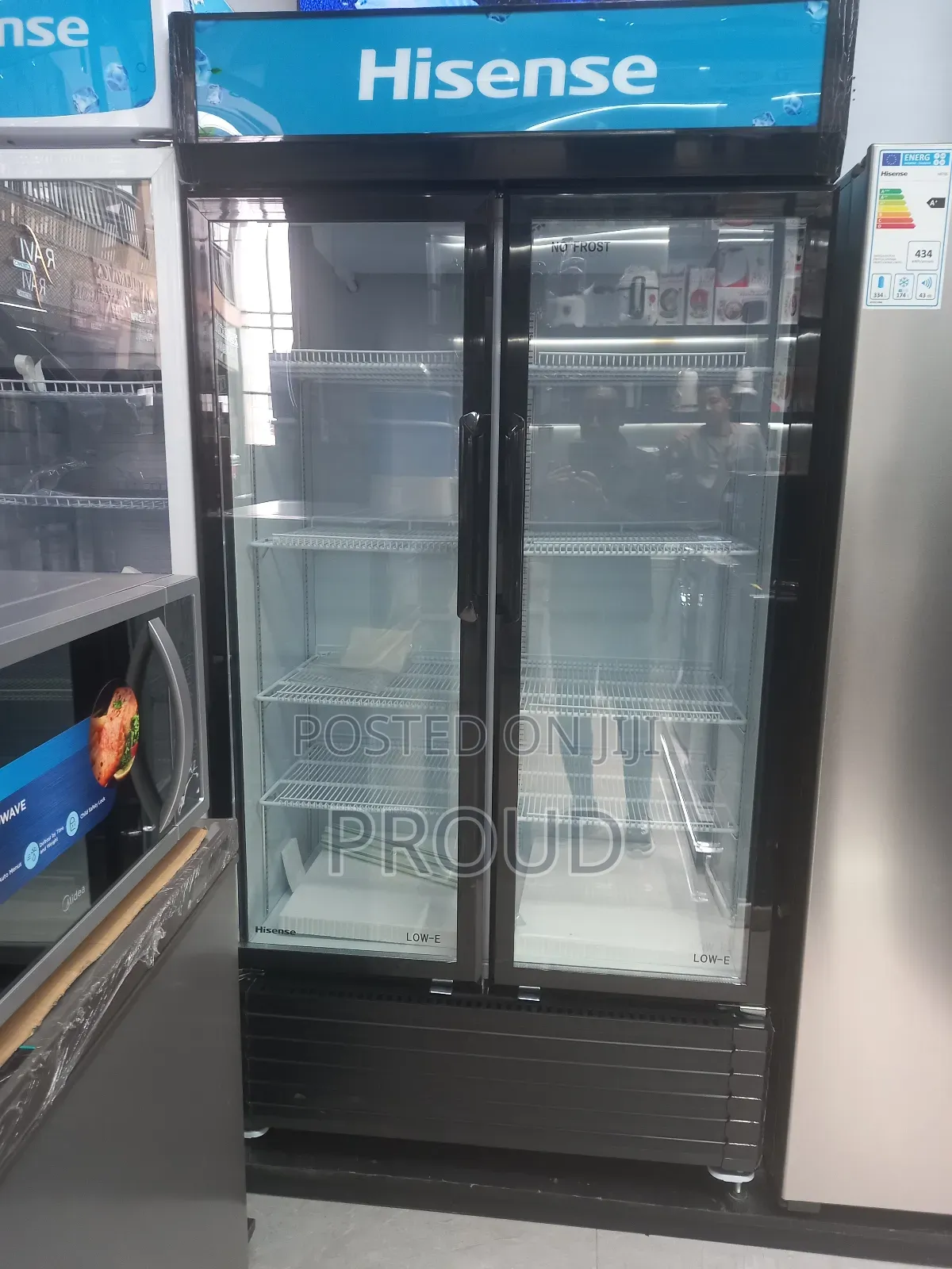 Hisense Two Door Display Frige