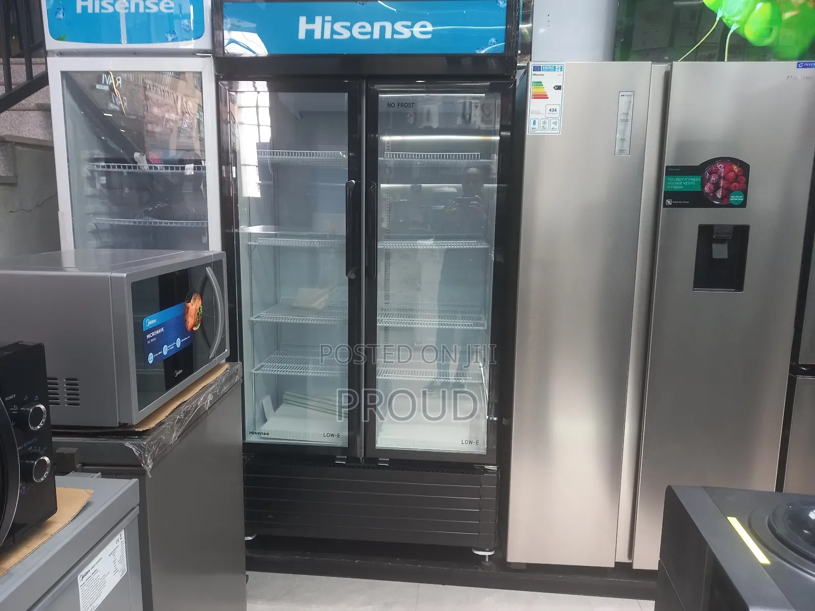 Hisense Two Door Display Frige