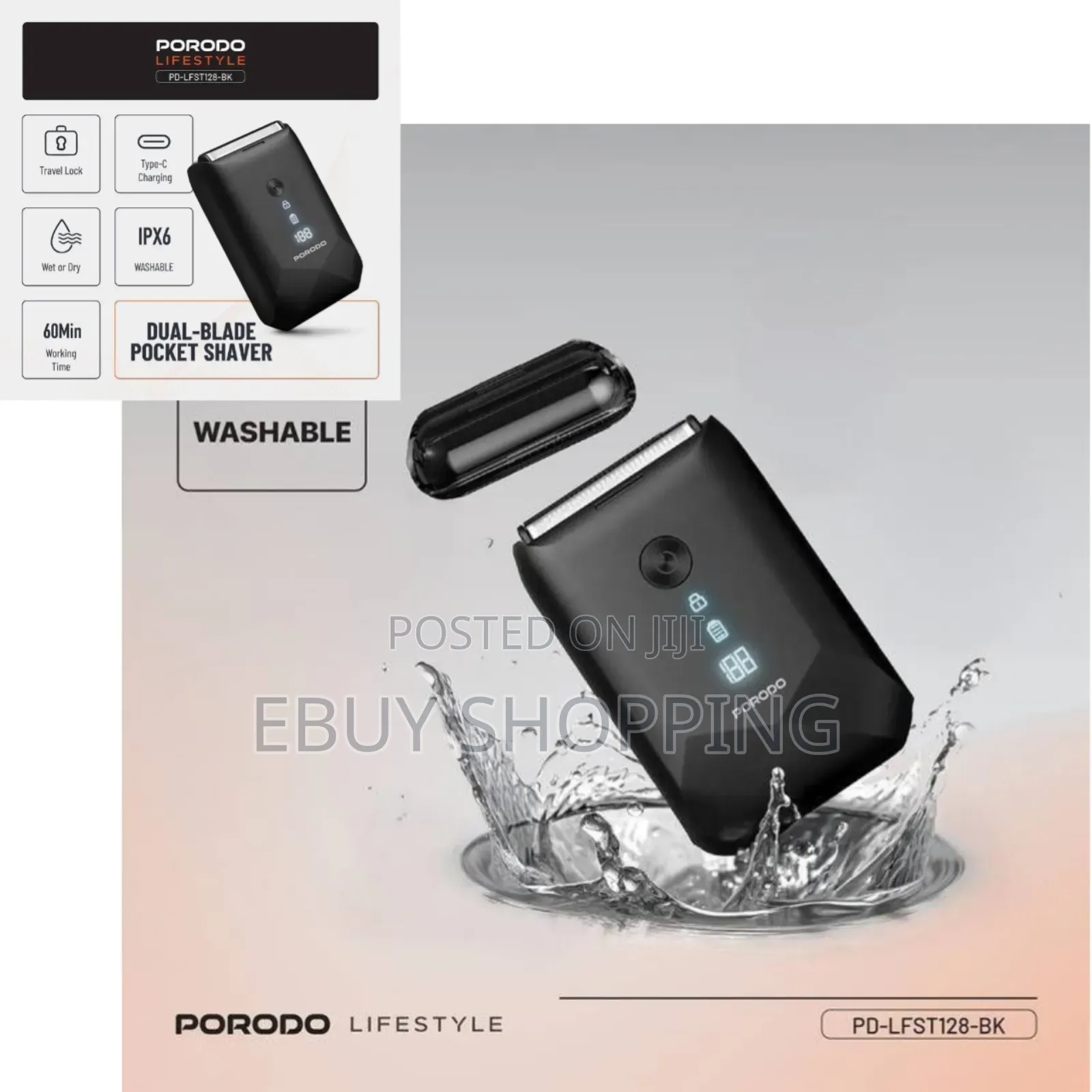 Dual-blade Shaver: Always Ready, Anywhere