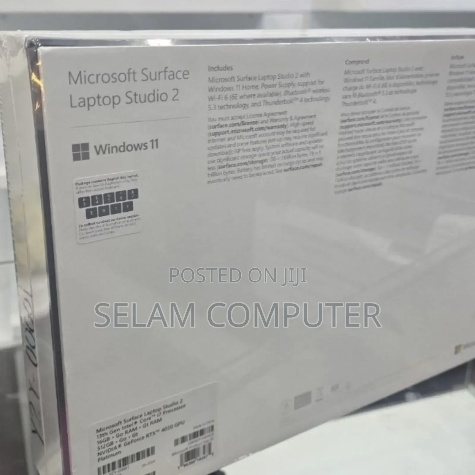 New Microsoft Surface Laptop Studio 2 16GB Intel Core I7 SSD 512GB