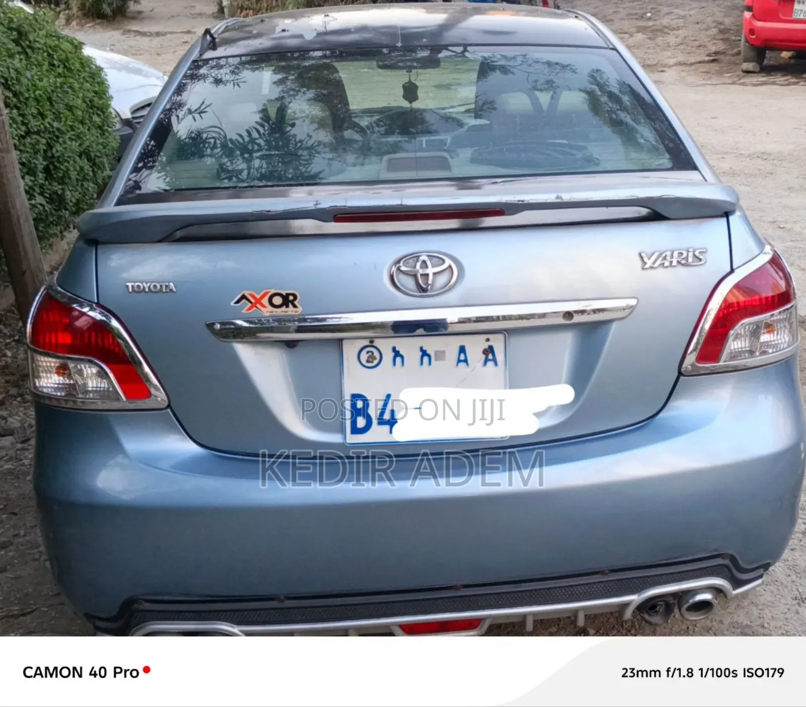 Toyota Yaris 2010 Blue