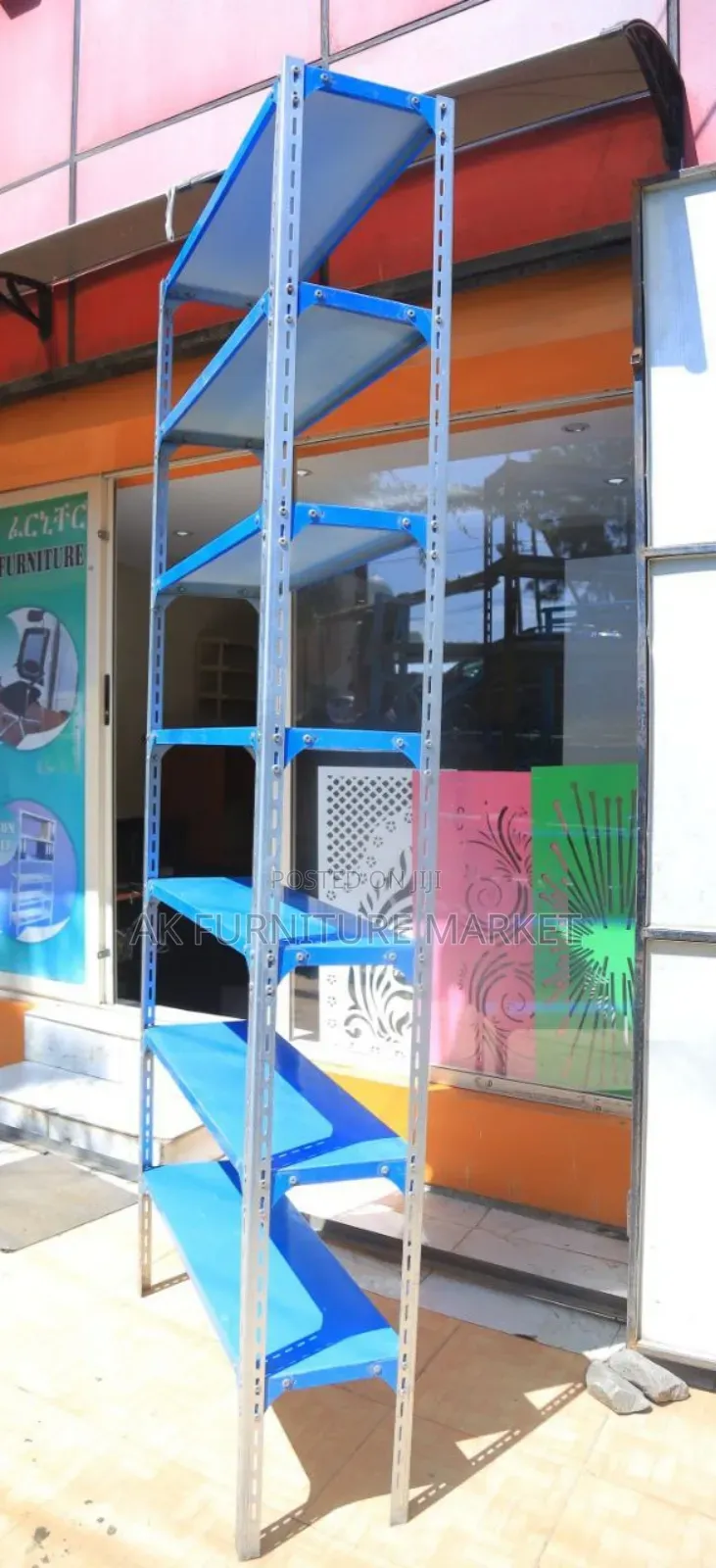 Galvanized Dixon Shelf Size H.3m W.90cm D 40cm