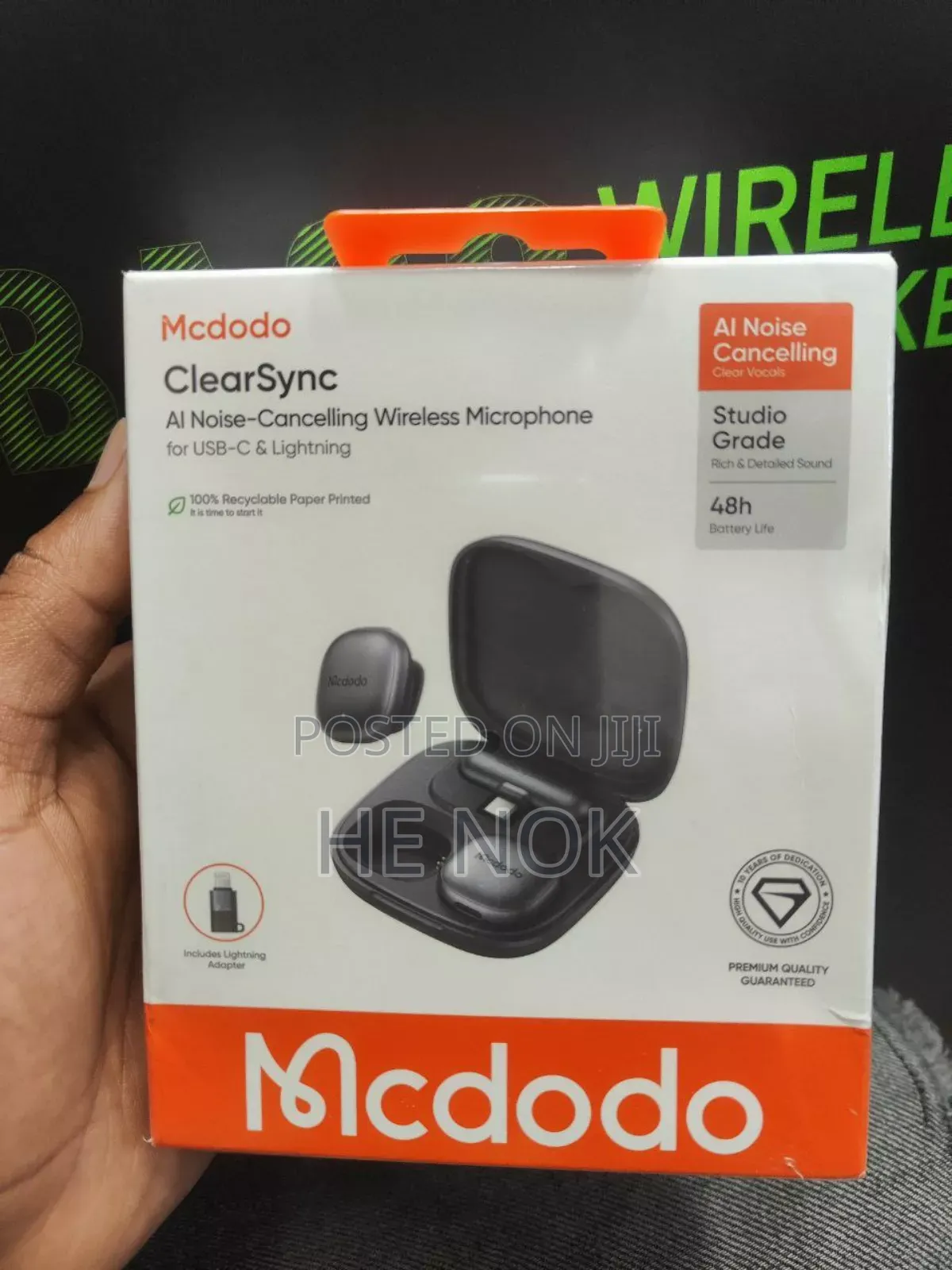 Mcdodo Wireless Mic 48 Hour Battery Life Ai Noise Cancellation
