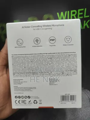 Mcdodo Wireless Mic 48 Hour Battery Life Ai Noise Cancellation