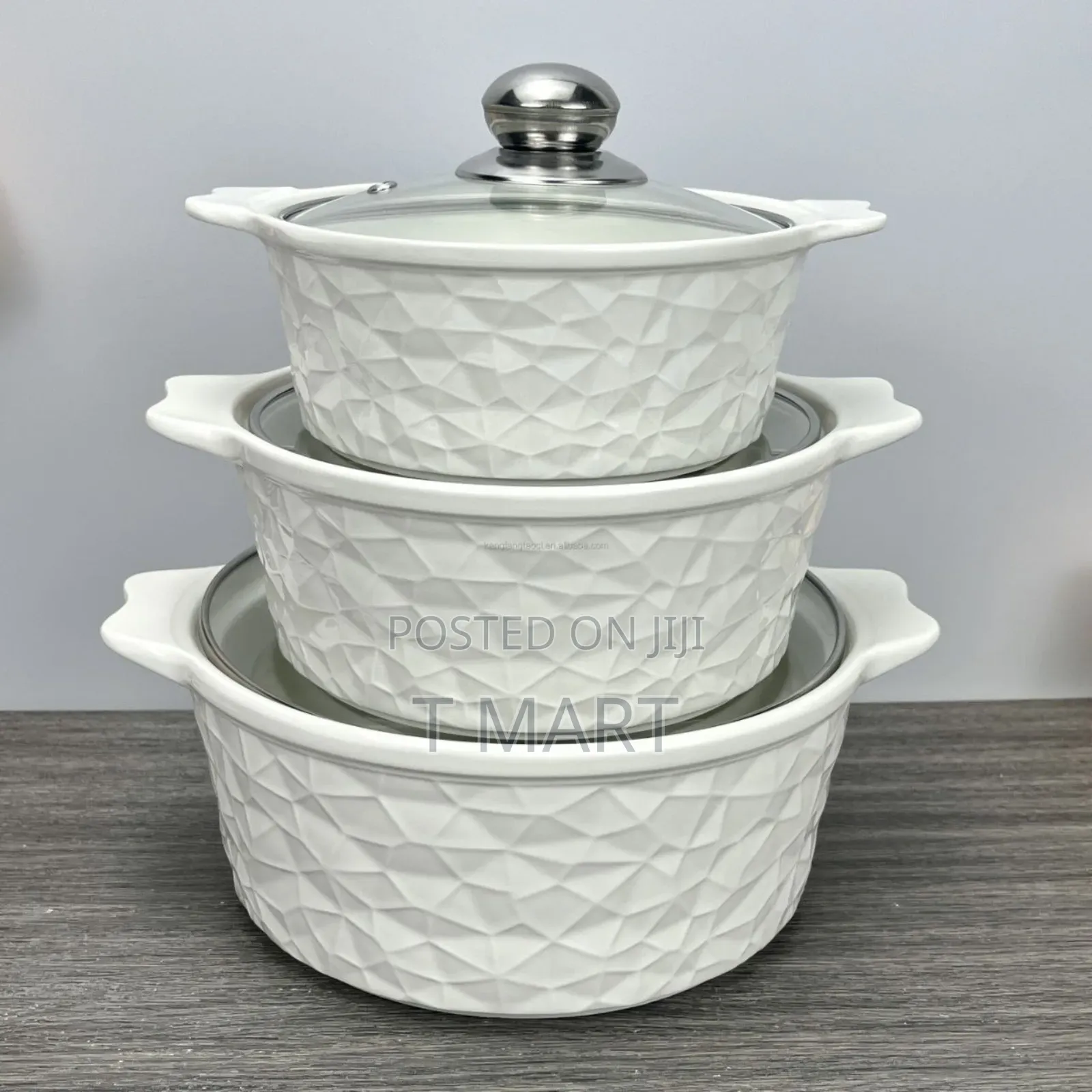 Set Ceramic Soup Pot