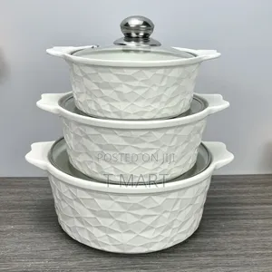 Set Ceramic Soup Pot