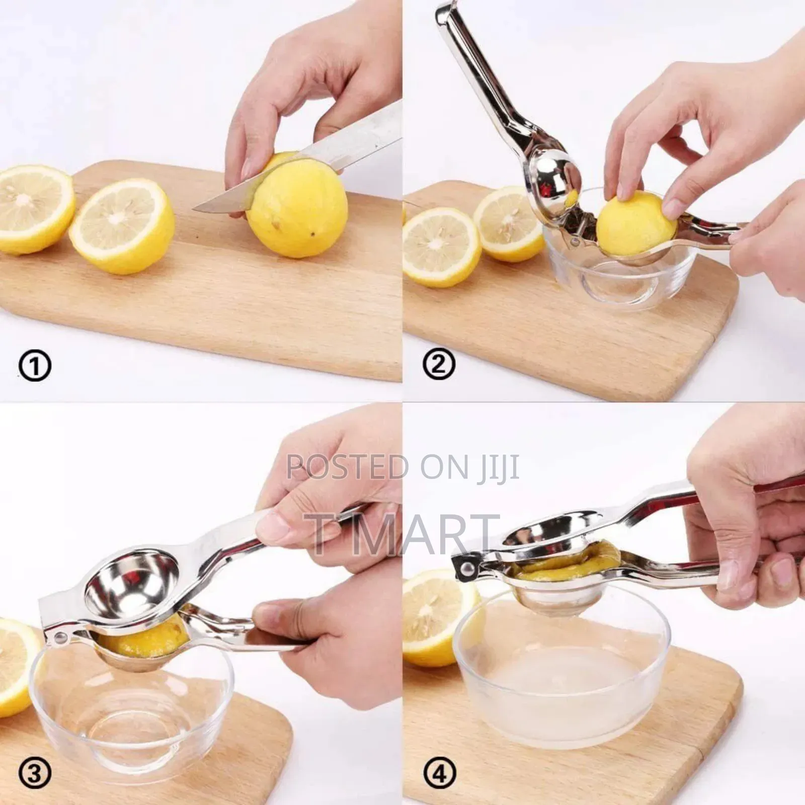 Stainless Steel Lemon Orange Lime Squeezer Juicer