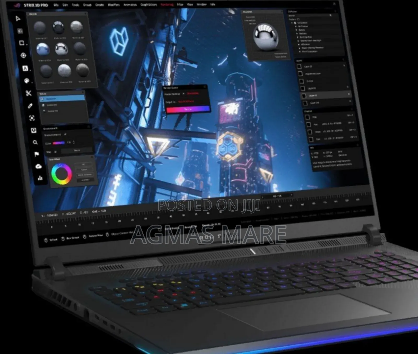 New Laptop Asus ROG Strix G16 G614 32GB Intel Core I9 SSD 512GB