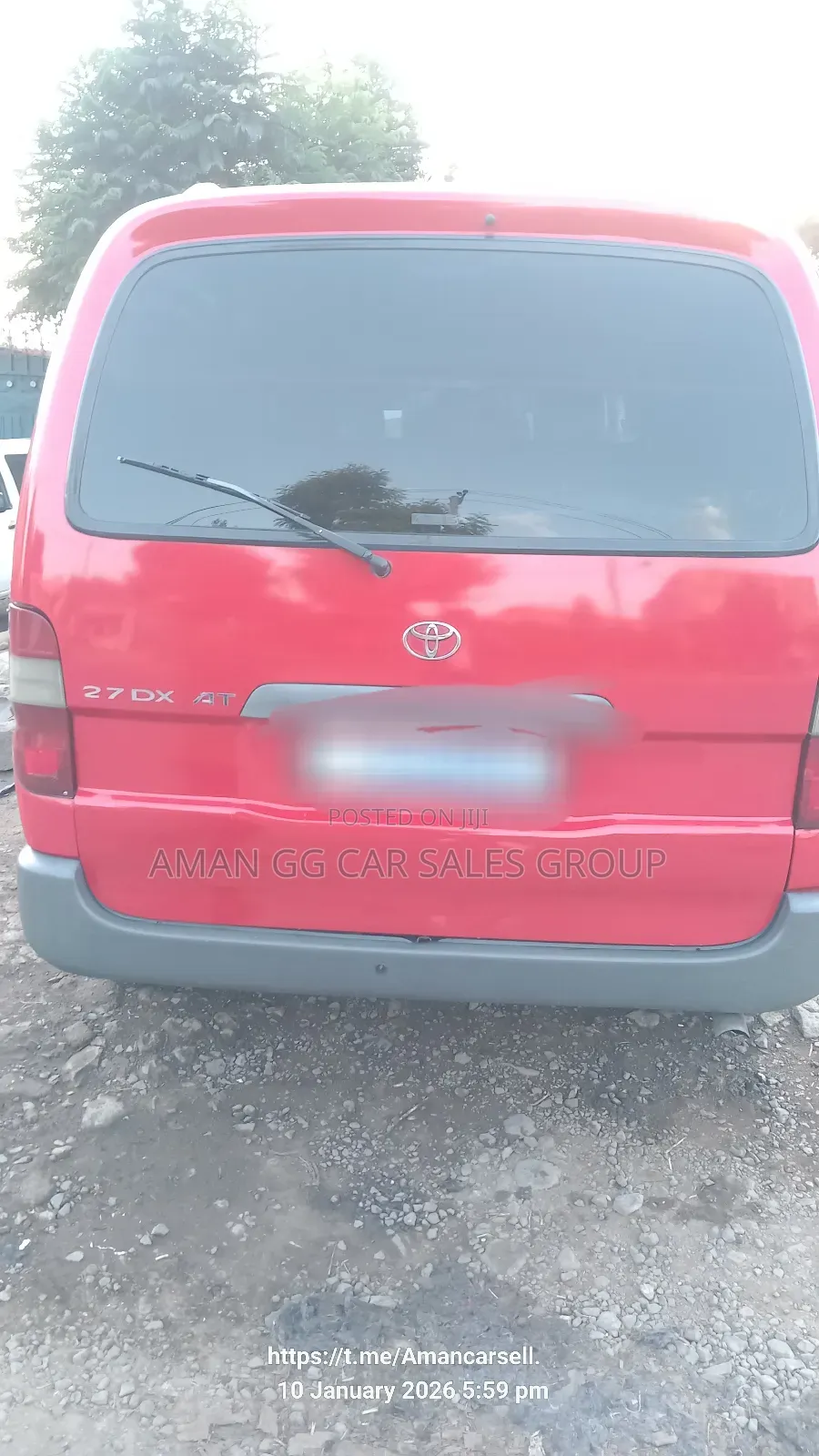 Toyota HiAce 2008 Red