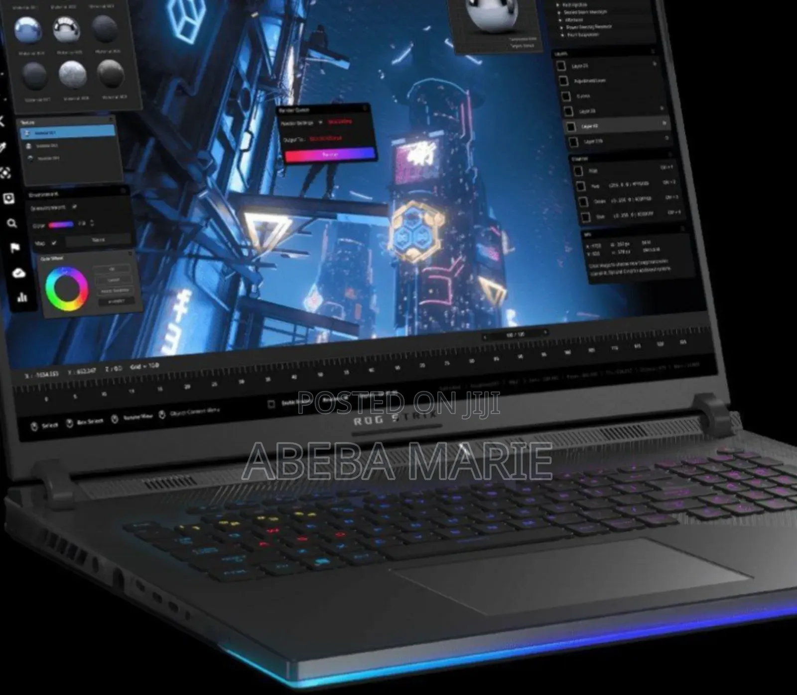 New Laptop Asus ROG Strix G16 G614 32GB Intel Core I9 SSD 1T