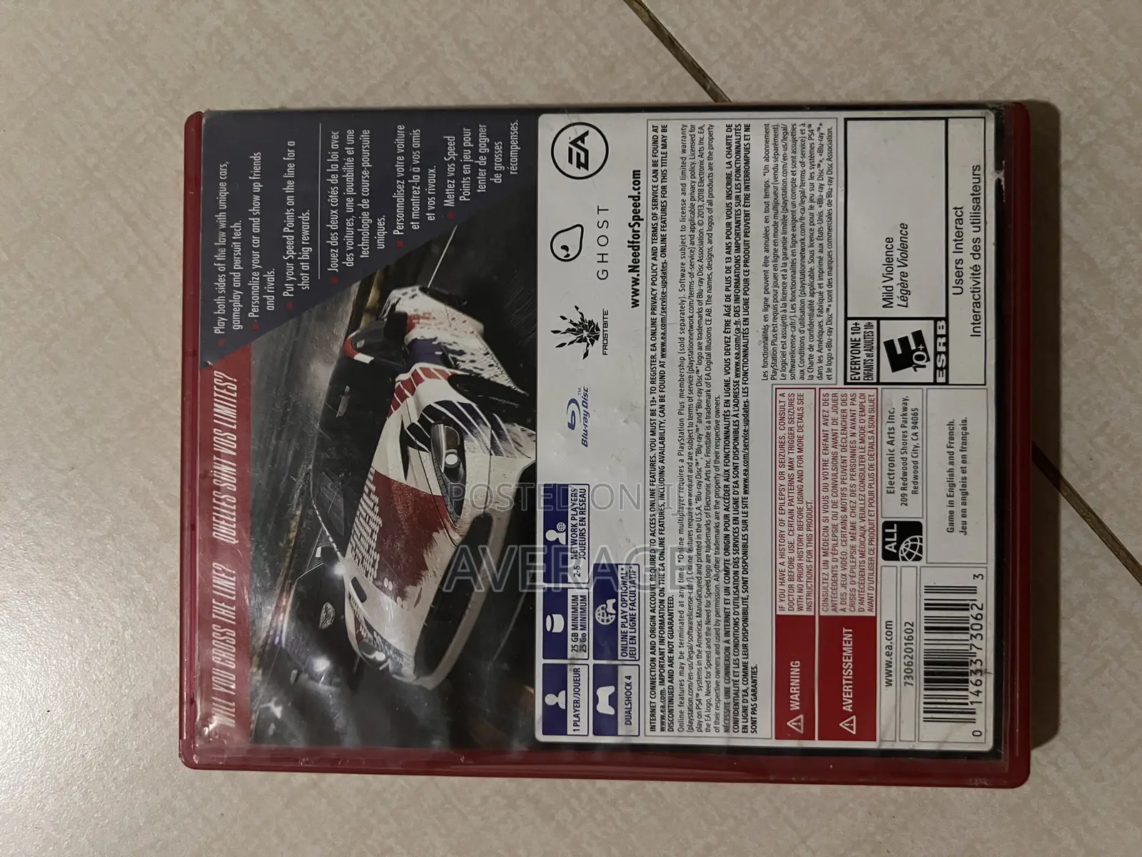 Need for Speed Rivals-Ps4