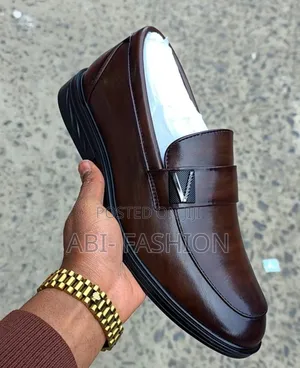 Elegant Gentleman Shoe Leather Flat