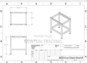Beehive Stand (Steel Bee Hive Stand: Custom Made)